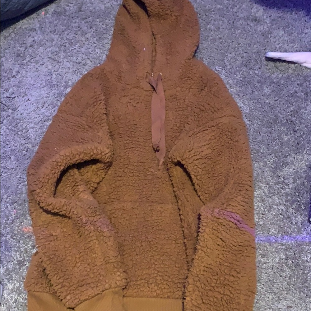 sherpa hoodie